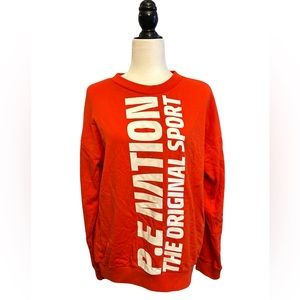 P.E NATION Red Sporty Sweater